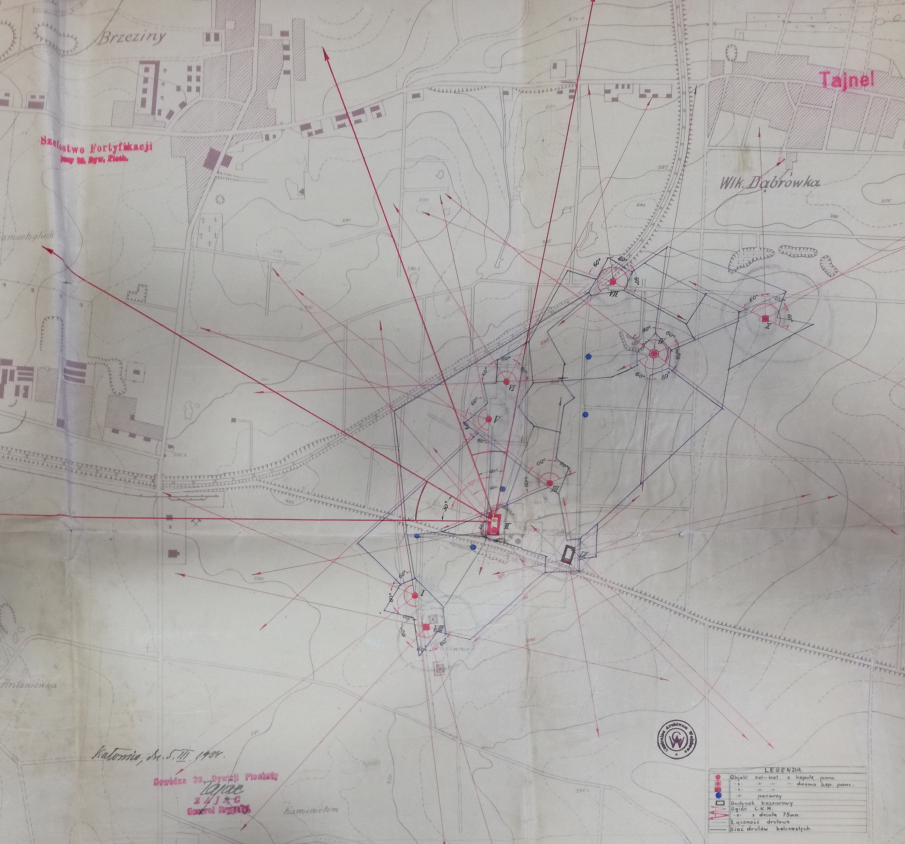 plan fortyfikacji p.o. 304.7